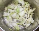 波里お米の粉で白菜クリーム煮作り方1写真