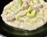 波里お米の粉で白菜クリーム煮作り方5写真