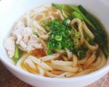 5分☆レンチン豚バラ小松菜うどん☆作り方2写真