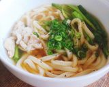 5分☆レンチン豚バラ小松菜うどん☆作り方2写真