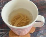 簡単レンチン！マグカップ スープパスタ☆作り方2写真