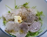 簡単！塩豚と豆苗のサラダ作り方3写真