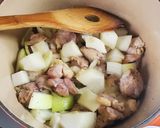 *チキンと白いんげん豆のトマト煮込み*作り方2写真