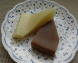 椿餅風（黒糖バージョン）作り方4写真