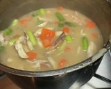 鶏肉とアスパラガスのシチュー作り方10写真