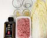 焼肉のたれで作る ミルフィーユ白菜作り方2写真
