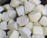 王林でコンポート作り方1写真