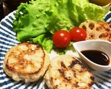 つくねの蓮根バーグ作り方9写真
