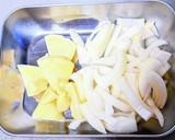 じゃがいもと玉ねぎの醤油煮作り方1写真