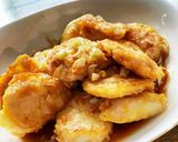 炭酸で柔らか！鶏むね油淋鶏作り方4写真