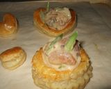 ホタテとエビのパイ仕立てウニソース作り方9写真