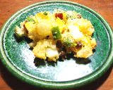 白玉葱、薩摩芋、豆、いんげんのかき揚げ作り方4写真