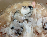 簡単牡蠣と舞茸のミルクリゾット風作り方3写真