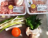 野菜たっぷりチキンバーグ作り方1写真