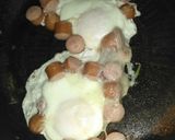 お父さんが作った✨ウインナーの花の卵焼き作り方5写真