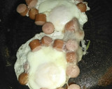 お父さんが作った✨ウインナーの花の卵焼き作り方5写真