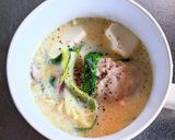 豆乳餃子スープ作り方8写真