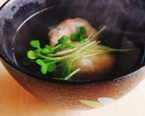 白だしで海老しんじょ☆ひな祭りのお吸い物作り方7写真