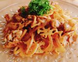 あの調味料で!豚バラ蓮根コク旨ダレ★弁当作り方6写真