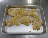 チキンのコーンフレーク焼き作り方4写真