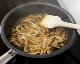 炊き込み鶏ごぼうピラフ。作り方3写真