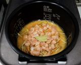 炊き込み鶏ごぼうピラフ。作り方5写真