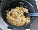 炊き込み鶏ごぼうピラフ。作り方7写真