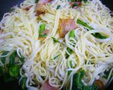 春色♡お花畑の菜の花のDietパスタ作り方9写真
