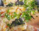 今日のお弁当4覚書！長葱・しらす炒飯作り方5写真
