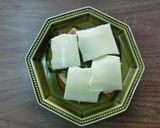 【副菜】レンジで☆かぼちゃのチーズピザ作り方5写真