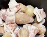 クッキングプロで作る、里いもとイカの煮物作り方1写真