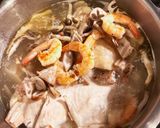 海老と蓮根のチキンスープ作り方7写真