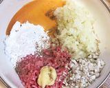 ふわふわ肉団子の甘酢あんかけ♪作り方1写真