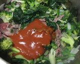 牛肉とほうれん草のトマトソース煮作り方6写真