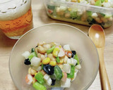らっきょう甘酢で♪豆とセロリのマヨサラダ作り方13写真
