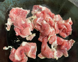 とっておきの一品！根野菜と豚肉の甘辛炒め作り方5写真