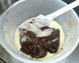 ☆バレンタイン♡チョコバナナケーキ☆作り方4写真