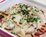 レンコンとさんまの味噌チーズグラタン作り方5写真