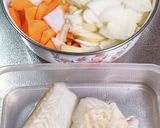 カレイと白菜の味噌シチューグラタン作り方2写真
