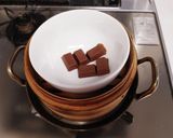 蒸籠☆チョコレートの溶かし方作り方3写真