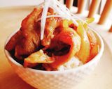 漬け込まない令和の生姜焼き丼★弁当★時短作り方4写真
