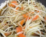 簡単たまごとじ①もやし作り方2写真