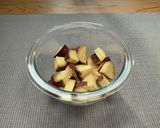 玄米ご飯＋紅ほっぺ＋生姜みじん切り作り方2写真