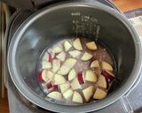 玄米ご飯＋紅ほっぺ＋生姜みじん切り作り方5写真