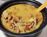 圧力鍋で簡単もつ煮　味噌味作り方11写真