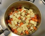 クリームチーズで♪根菜たっぷり和風スープ作り方3写真