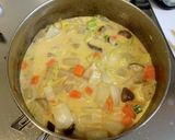 クリームチーズで♪根菜たっぷり和風スープ作り方6写真