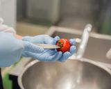 完熟トマトのドレッシングで作る冷製パスタ作り方1写真