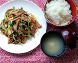 ほんのりカレー風味のレバニラ炒め♪作り方5写真