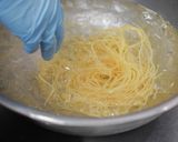 完熟トマトのドレッシングで作る冷製パスタ作り方5写真